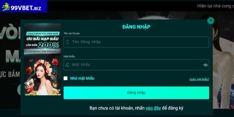 Đăng ký - đăng nhập 99vbet: Tạo tài khoản nhanh chóng 6 Hướng dẫn đăng nhập tài khoản 99vbet nhanh chóng